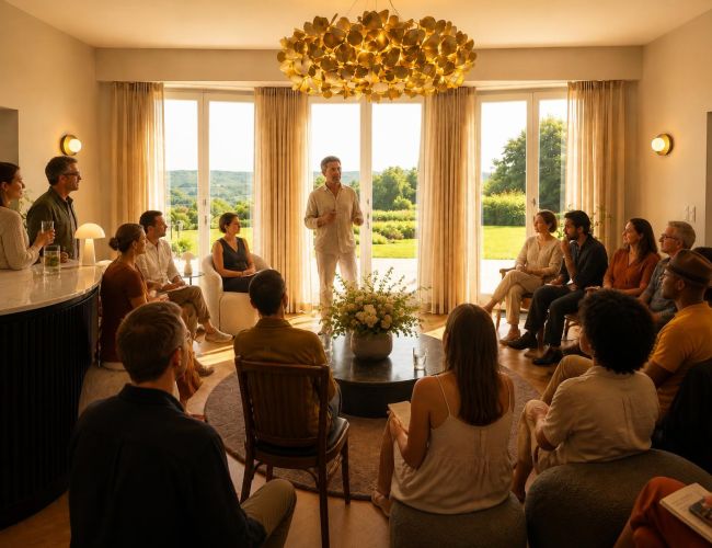 Salon der Villa Königsstuhl, Rhens bei Koblenz